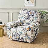 ZZDZW Recliner Bezüge Liegebezüge Stretch Sesselschoner Relaxsessel Sesselbezüge 4 Stück Liegeschutz Sessel Stuhlbezüge Husse Für Relaxsessel,Recliner Chair Covers (Color : #15, Size : 1 seatr)