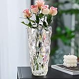Glas Blumenvase, Moderne minimalistische Vase Nordic Glass Floral Handmade Flower Arrangement Dekoration Hydroponic Ornament für Home Esstisch, Geschenk für Hochzeit, Housewarming Party, Stil A-bunt