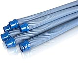 Zodiac 6er-Satz Twist-Lock-Schlauchstücke, 6 x 1 m, Für hydraulische Poolreiniger, Blau, W78055