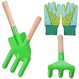 Yardwe 4 Teile/Satz Kinder Gartenarbeit Werkzeug Set Kinder Anzug Eisen Sukkulenten Kleine Schaufel