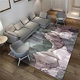 RUGMRZ Weihnachtsteppich Balkon Teppich Wasserfest Lila grau lackiertes Sofa Teppich Wohnzimmer zubehör Farbe ist weich und Nicht verformt Teppich Für Esszimmer 60X90CM