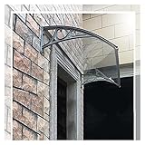 Vordach Für Haustür, Haustürvordach, Pultbogenvordach, Pultvordach, Türdach, Vordach Polycarbonatscheiben UV-Regen-Schneeschutz Halterung Aus Aluminiumlegierung MAHFEI
