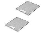 Kit 2 Stück Aluminium-Fettfilter Austauschfilter Dunstabzugshaube Für ELICA mm 267 x 305 x 9