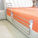 Bett Haltegriff, Sicherheit Edelstahl-Bettgitter, Stabilität Hilfe, for Senioren, Behinderte, Zusammenklappbaren Bett Haltegriff Schutzgeländer (Size : 90cm)