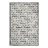 Teppich Kuhfell Patchwork, Wohnzimmer Kuhfell Teppich Industrie-Art-Grauer Bereich Wolldecken Faltbare Resistant Anti-Rutsch-Schlafzimmer Nacht Pads Yoga-Matte Anpassbare