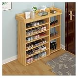 schuhregal Schuhregal großer Schuhorganisator Haushalt Küchengeschirr Lager Rack Wohnzimmer Schlafzimmer Corridor Schuhschuhgeschütze (7 Stockwerke) Schuhablagen (Color : Beige)