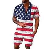 Weste Leinen Kinder Mens Fag Fashion Leisure Seaside Beach Holiday 3D-Digitaldruck Reißverschluss Kurzarmhemd und Shorts Anzug Zweiteiler Glanz Anzug Herren