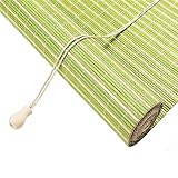 Sichtschutz Rollo Bambus Fenster-Rollo Bambus Bambusrollos Verdunkelungsvorhänge Aus Bambus Bambus-Rollo Natur, Hochwertiges Lebendige Farben Für Balkon Schlafzimmer Tea Room