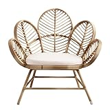 Pfauen-Rattanstuhl, Garten-Lounge-Sessel, Terrassen-Sofa-Stuhl for Drinnen/Terrasse