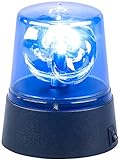 Lunartec Blaulicht: LED-Partyleuchte im Blaulichtdesign, 360°-Beleuchtung, Batteriebetrieb (Blaulicht Batterie)