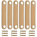 6 Stück Möbel Ledergriff, Schublade Ledergriff, Ziergriff Aus Leder, Modernen Möbel Ledergriff, Geeignet für Küchen, Schlafzimmer, Schränke, Kleiderschränke, Schubladen und Türen Usw