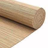 Nicht Transparentes Bambusrollo,Sonnenschutz-Rollo Bambus,Bambusvorhang,Bambus Raffrollo,50-160cm Breite Bambus-Rollo,für Fenster/Türen/Balkone,mit Seitlichem Zug (50x120cm/20x47in)