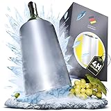SilverRack Flaschenkühler für Wein, Champagner und Sekt Flaschen - Doppelwandiger Edelstahl Weinkühler, Sektkühler oder Getränkekühler - Weinflaschen-Kühler für perfekt temperierten Wein