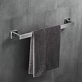 Handtuchstange, Badetuchhalter Handtuchhalter aus Mattem Gebürstet Edelstahl Wandmontage, 60 cm