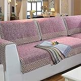 Evimstil Sofabezug Anti Rutsch Vintage Design Sofaschutz Sofaschoner,Hund Katze Überwurf Hundedecke Ecksofa Sofa Schutzdecke Schonbezug Sofa Abdeckung Sofaüberwurf Couchhusse,Lila-110x110cm