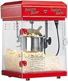 Rosenstein & Söhne Popcornmaschine: Profi-Retro-Popcorn-Maschine 'Cinema' mit Edelstahl-Topf im 50er-Stil (Popcornmaschine Cinema)