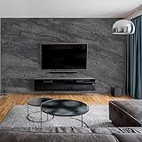 dedeco Wohnzimmerrückwand TV-Wand Wandpaneel Wohnrückwand Rückwand Tapetenersatz, Motiv: Beton V5, 300 x 150 cm, Nano-Protect: hochglanz, wasserfest, robust, als Wandverkleidung aus Hartschaum PVC