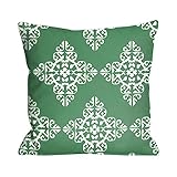 TOPJIAO Kissenbezug mit geometrischem Muster, moderner, minimalistischer, bedruckter Büro-Kissenbezug, quadratischer Kissenbezug Outdoor Kissen Rot Set Kissenbezug Türkis 40 80