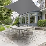 Sonnensegel Rechteckig 2x3m, PES Windschutz Sonnensegel mit UV Schutz, Sonnensegel Wasserdicht Sonnenschutz für Garten Balkon Terrasse Camping