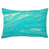 Kissenbezüge für Bett,Kissenbezüge,Abstrakte grün-Blaue Textur,dekorative Kissenbezüge,Sofa-Kissenbezüge