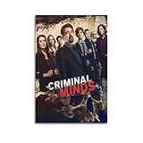 LUCKEY Criminal Minds Poster für Zimmer, ästhetisch, trendig, Wohnzimmer, Wandkunst, moderne Familie, Schlafzimmer, Dekoration, Leinwand, 30 x 45 cm, ohne Rahmen