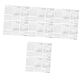 iplusmile 24 Blatt Mini-Diy-Deko-Buchstaben Wasserbuchstaben Kunsthandwerk Abziehbilder Aus Kunstharz Epoxidharz Silberne Aufkleber Glitzer Gold Kalender Alphabet Guss Stempeln