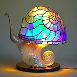 Mini Tischleuchte,Tischlampe Kabellos 15-20cm,Mushroom Lamp Pilz Lampe Nachttischlampe Tischleuchte Pilzlampe,Kleine Deko Tisch Lampe Batterie betrieben - Dekoleuchte Stimmungslicht Pflanzen Look