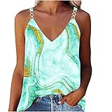 tsaChick Tops Damen Lang Frauen Sommer Lässig Ärmellos Bluse V Hals Tops T-Shirt Weste Für Frauen Tops Y2K Damen Satin Tank Top Ärmellose Sweater Damen Baumwolle Damen Kleider Sommer Tshirt Damen