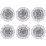 BESTonZON 6 Stück Tischsets Getränkeuntersetzer Tischsets Runde Gewebte Tischsets Untersetzer Küche Waschbare Stoff-Tischsets Tischsets Esstisch-Tischset Restaurant-Tischset