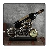 TONPOP Weinregal, europäisches Auto-Motorrad-Modell, Weinregal, kreatives Wohnzimmer, Weinschrank, Weinregal, Kunsthandwerk, Heim-Desktop-Dekoration (Farbe: C) (D)