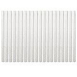 Puooifrty 20Pcs 25Cm Fiberglas Docht Fiberglas Docht für Weinflasche Fackeln Patio Beleuchtung Gartenleuchte