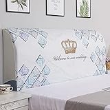 ERNZI Kopfteilbezug für Queen/Twin/King/Full-Size-Kopfteil-Schonbezug,Stretch-Bett-Kopfteil-Schonbezug,staubdichter Schutzbezug für gepolsterte Kopfteil-Bezüge(Farbe:B,Größe:Voll)