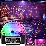 Discokugel LED Party,Galaxy Projector,LED Sternenhimmel Projektor Lampe Für Party,Auto,Weihnachten ,Disco Clubs Party Bühnenbeleuchtung mit Fernbedienung Geburtstag Effekt Strahler Scheinwerfer