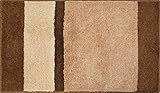 Grund Badteppich, 100% Polyacryl, superweich, Anthrazit, beige, 60 x 100 cm