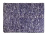 Rustic Tales Exquisiter handgefertigter Wollteppich, 15 x 20 cm, ideal für Schlafzimmer, Wohnzimmer, Esszimmer, Küche oder Flur, hergestellt in Indien, Violett
