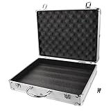 Alipis Box-Metallkoffer Outdoor-Box-Werkzeug Hohe Kapazität Flightcase Mehrzweck-Werkzeugkoffer Griff Aus Aluminiumlegierung Instrumentenkoffer Stoßfester