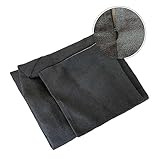 HONEHO Keilkissenbezug Queen-Size-Größe (152,4 x 25,4 x 15,2 cm), Kopfteil-Kissenbezug (nur Bezug), Bettkeil-Kissenbezug (grau-neu1)