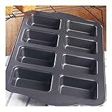 FORVIX Backform - DIY Toast Box 8 Löcher Carbon Steel Brot-Herstellung Frühstück Bakeware Backen-Form Küche Mini-Kuchen Pan Non Stick Coated