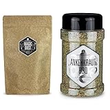 Ankerkraut Magic Dust, BBQ-Rub & BBQ und Grill Gewürzmischung, das Original Gewürz, mit Knoblauch und Oregano, leicht pikante Note, 150 g im Streuer