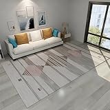 Teppich Für Küche Mädchen Teppich Teppich Boden Rosa Gestreiftes Geometrisches Muster Teppichboden Für Das Schlafzimmer Weich 80X120Cm Carpet Rosa