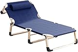 JIBELL Freizeitstuhl, Sonnenliege, tragbar, zusammenklappbar, Lounge, Stuhl, Heimbüro, Nickerchen, Outdoor, Strandbett, wie abgebildet (Größe: wie abgebildet, Farbe: 1)