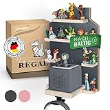 STERNFELD Magnetisches Tonie Regal für Toniebox & Tonies Hörfiguren - Vormontiertes Toniebox Regal - [43x82cm] - Nachhaltiges Tonies Regal Kinderzimmer - Toni Regal mit abgerundeten Ecken