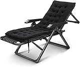 MIXMEY Lounge-Stuhl, zusammenklappbar, Liegestuhl, multifunktional, verstellbarer Garten-Sonnenstuhl mit abnehmbarer Kopfstütze, für Balkon (Farbe: Stil 3)