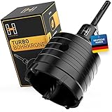 HARDTWERK Turbo Bohrkrone 68mm SDS Plus [XXL-Zähne] - Dosenbohrer hammerschlagfest für Steckdosen in Mauerwerk Stein Beton Trockenbau - Steckdosenbohrer Kronenbohrer