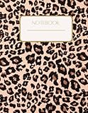 Notebook: Pink Leopard Print Notebook