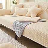 Sofabezug Antirutsch,Anti Slip Sofa Cushion,sofaschutz Wasserdicht L Form,Sofakissen aus Eisseide, Sommer-Eiskissen, kühle Matte, Sitzkissen Stoffhandtuch,H-110x160cm