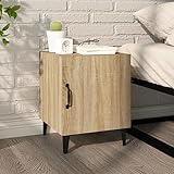 Youuihom Nachtschränkchen, Schlafzimmer Sideboard, Mehrzweckschrank, Geeignet für Wohnräume, Wohnzimmer, Schlafzimmer, Bäder, Nachttisch Sonoma-Eiche Holzwerkstoff