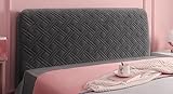 EUPEFIST Elastische Bett Bettkopfteil Hussen Bettkopfteil Bezug Kopfteilabdeckung 160/180/200CM StaubhüLle Bett Kopf Abdeckung Staubdicht Kopfteil Hussen Einfarbig Boxspringbett Kopfteilbezug