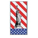 Duni Servietten Amerika / Freiheitsstatue / USA 40 x 40 cm 1/8 Falz