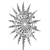 Herklotzn Einzigartige und magische Windmühle aus Metall für den Außenbereich, Windspieler, Windmühlen, , Terrasse, Rasen, Gartendekoration